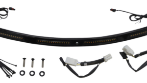 Genesis 4 Dynamic LED Batwing Windshield Trim – Black