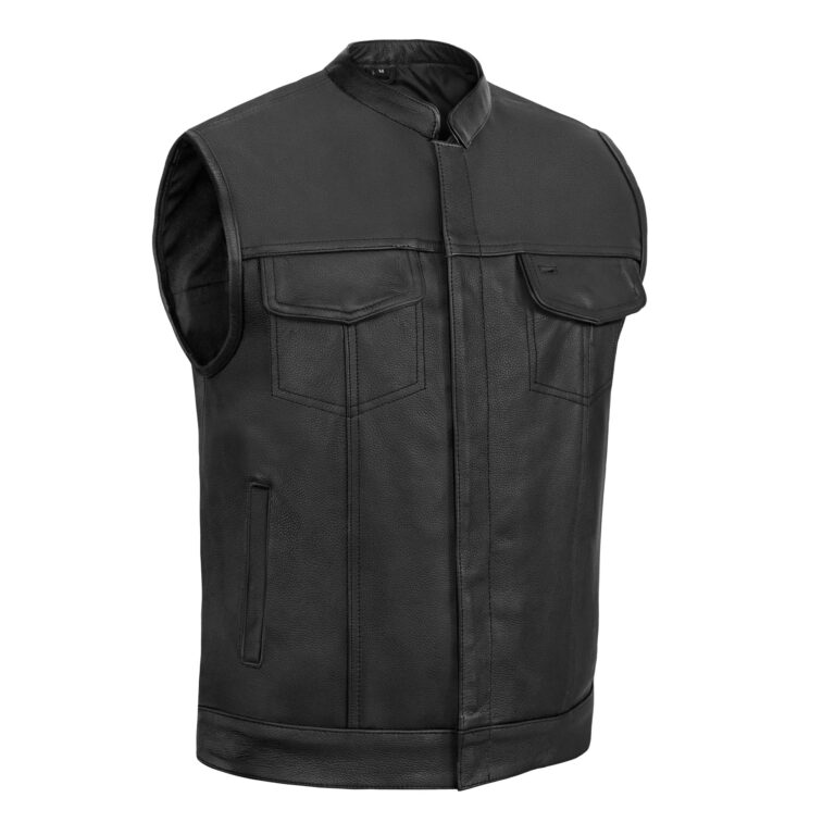 AM9192 Jacket – Scoop Collar, Hidden Zipper