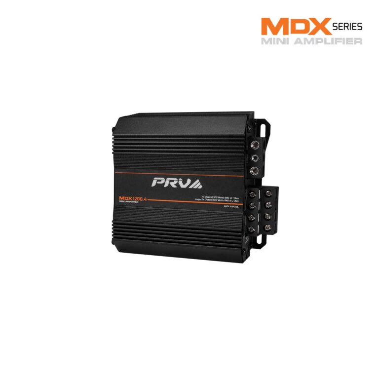 PRV MDX1200.4 1-Ohm 4-Channel Full Range Amplifier