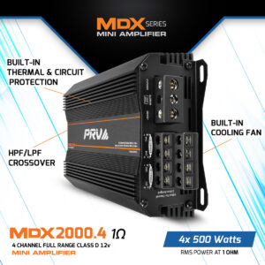 PRV MDX2000.4 1-Ohm Amplifier