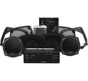 Rockford Fosgate Source Unit, 4-Speaker & Amp Kit for Electra Glide Ultra Classic