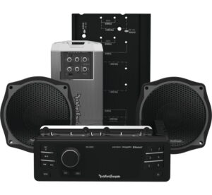 Rockford Fosgate Source Unit, 4-Speaker & Amp Kit for Electra Glide Ultra Classic