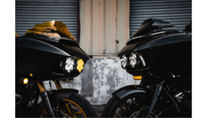 Shark Demon Headlight & Fog Lamp Combo Kit (Road Glide)